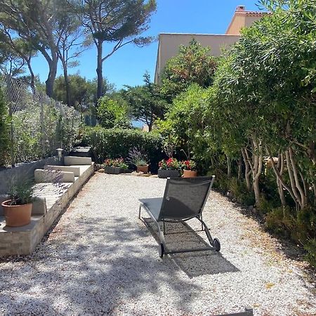 Logement Entier T2 Climatise, Parking Gratuit, Jardin, Plage A 2Min A Pied Санарі-сюр-Мер Екстер'єр фото